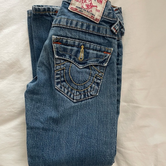 Vintage True Religion Girls flared Jeans - Picture 8 of 10